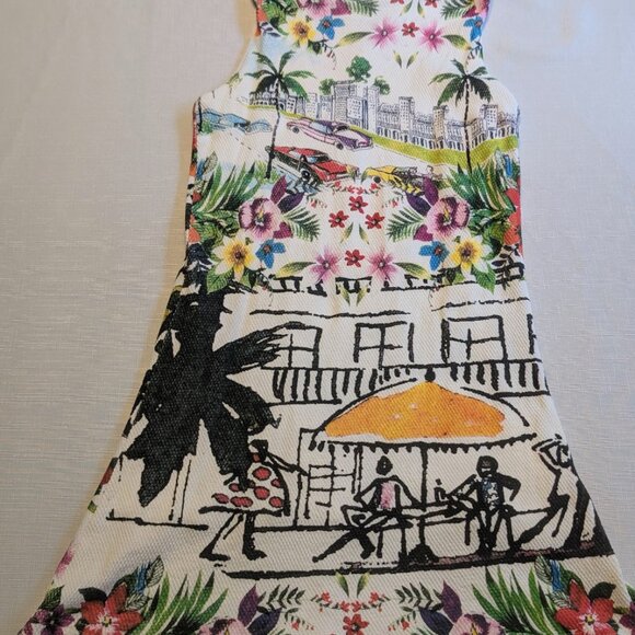 Desigual Anna Laura S Summer City Tropical Print Dress - Picture 2 of 13